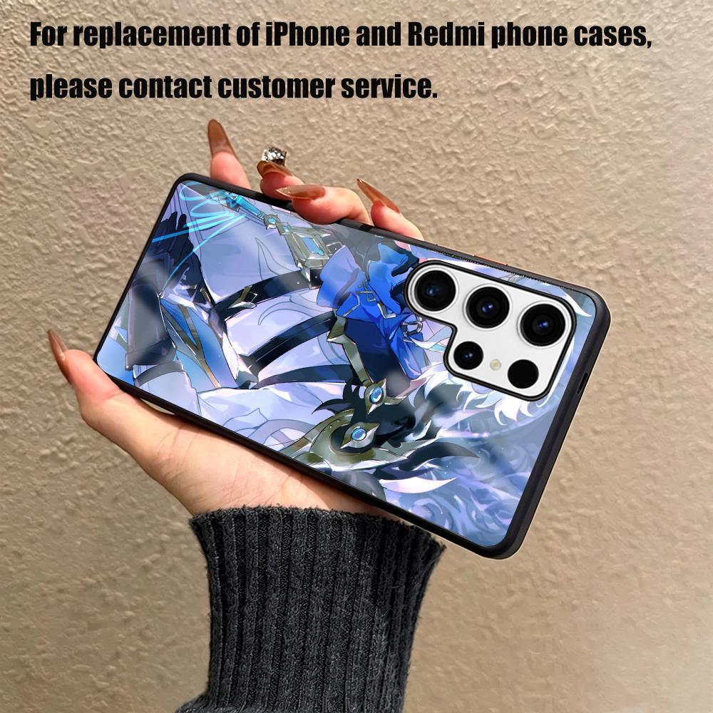 Glass Bed - Casing Ponsel D-dottore Genshin Impact untuk