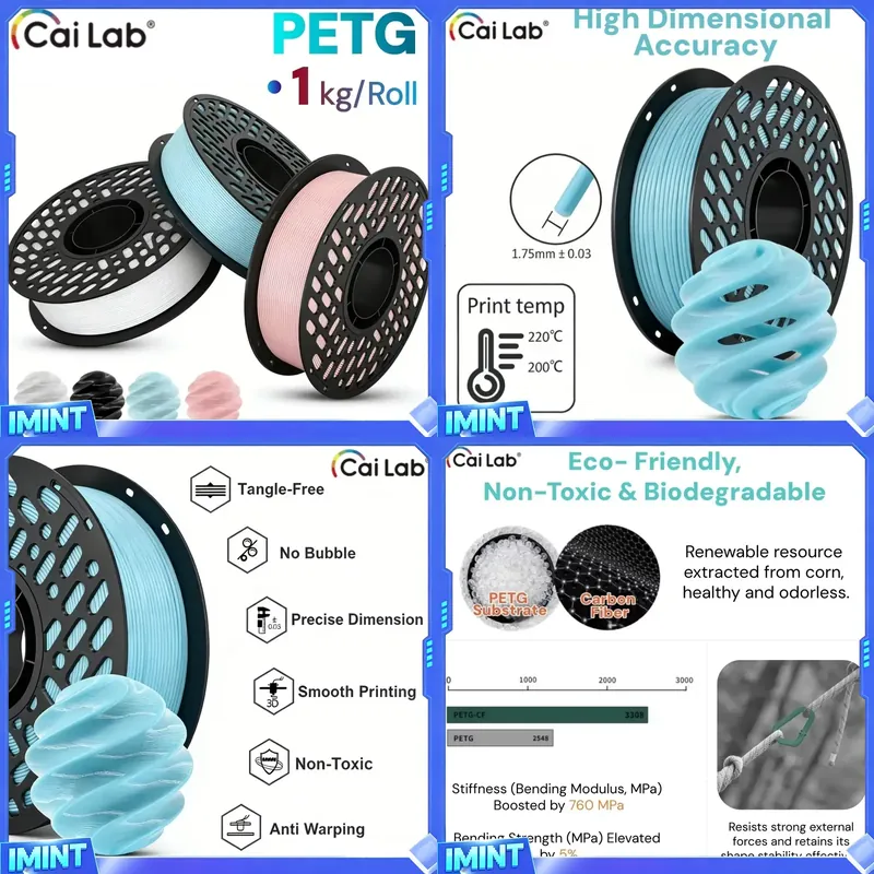 Petg Filament - Filamen PETG CaiLab 1KG, 1.75mm untuk