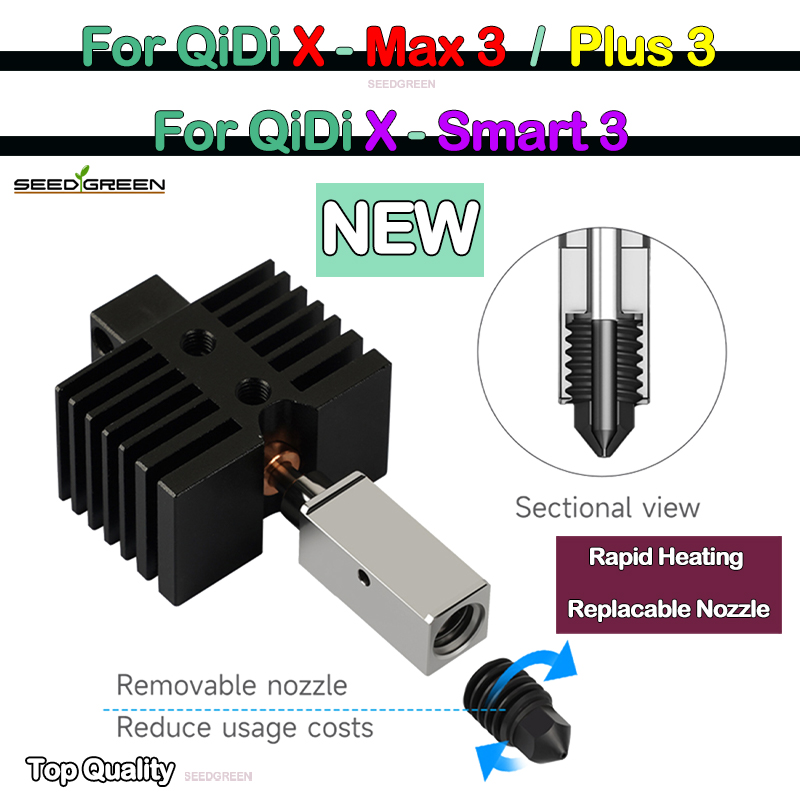 Hotend 0.4Mm - Hotend untuk Qidi X plus 3