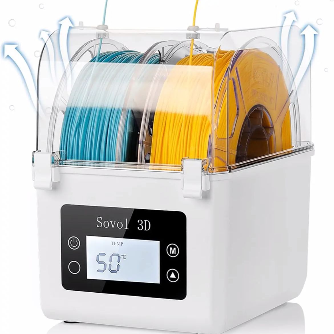 Enclosure 3D Printer - Sovol pengering filamen SH01, pemegang Spool