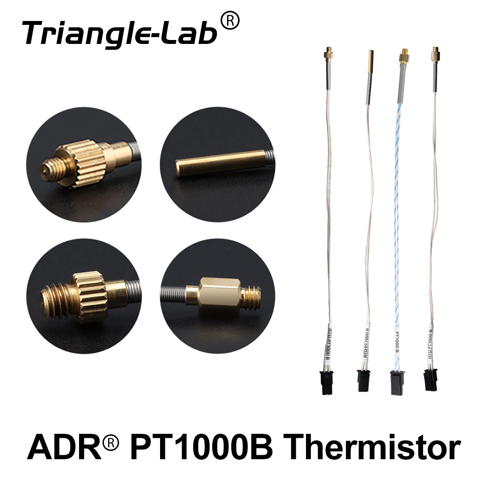 Nozzle Tungsten - Trianglelab ADR ™ PT1000 Termistor Akurat
