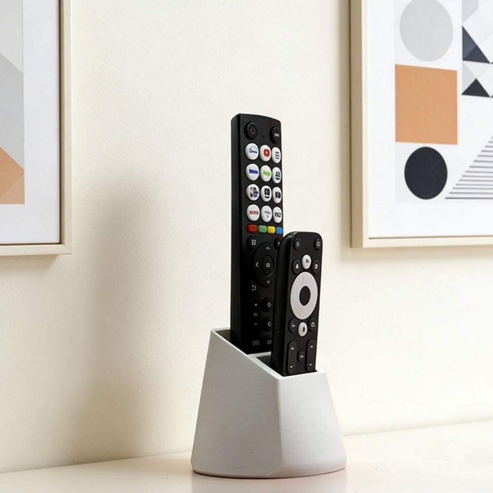 3D Printer Stand - Tempat Remote Control 2 Lubang Plastik