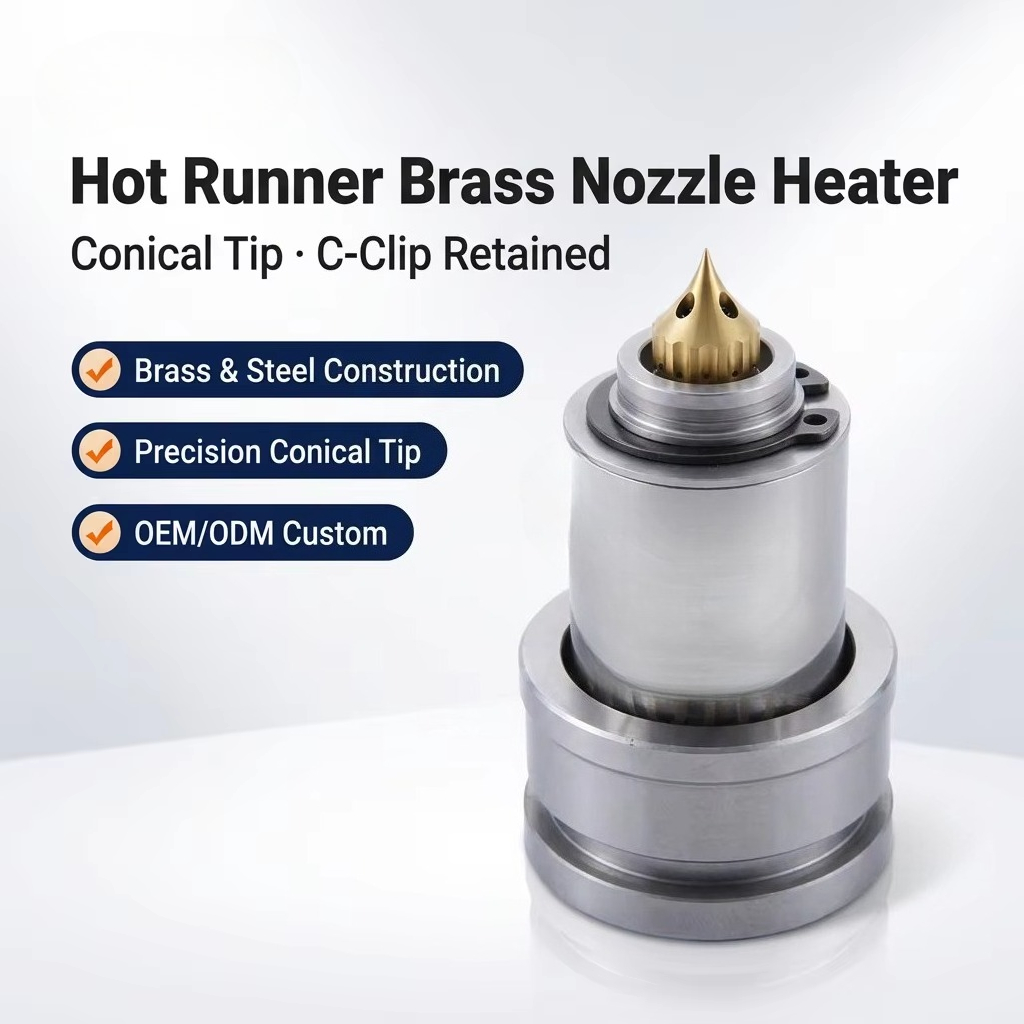 Nozzle Brass - Pemanas Nosel Kuningan untuk Cetakan Hot