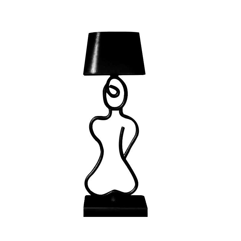 Glass Bed - Lampu Meja LED Modern Tanpa Kabel,