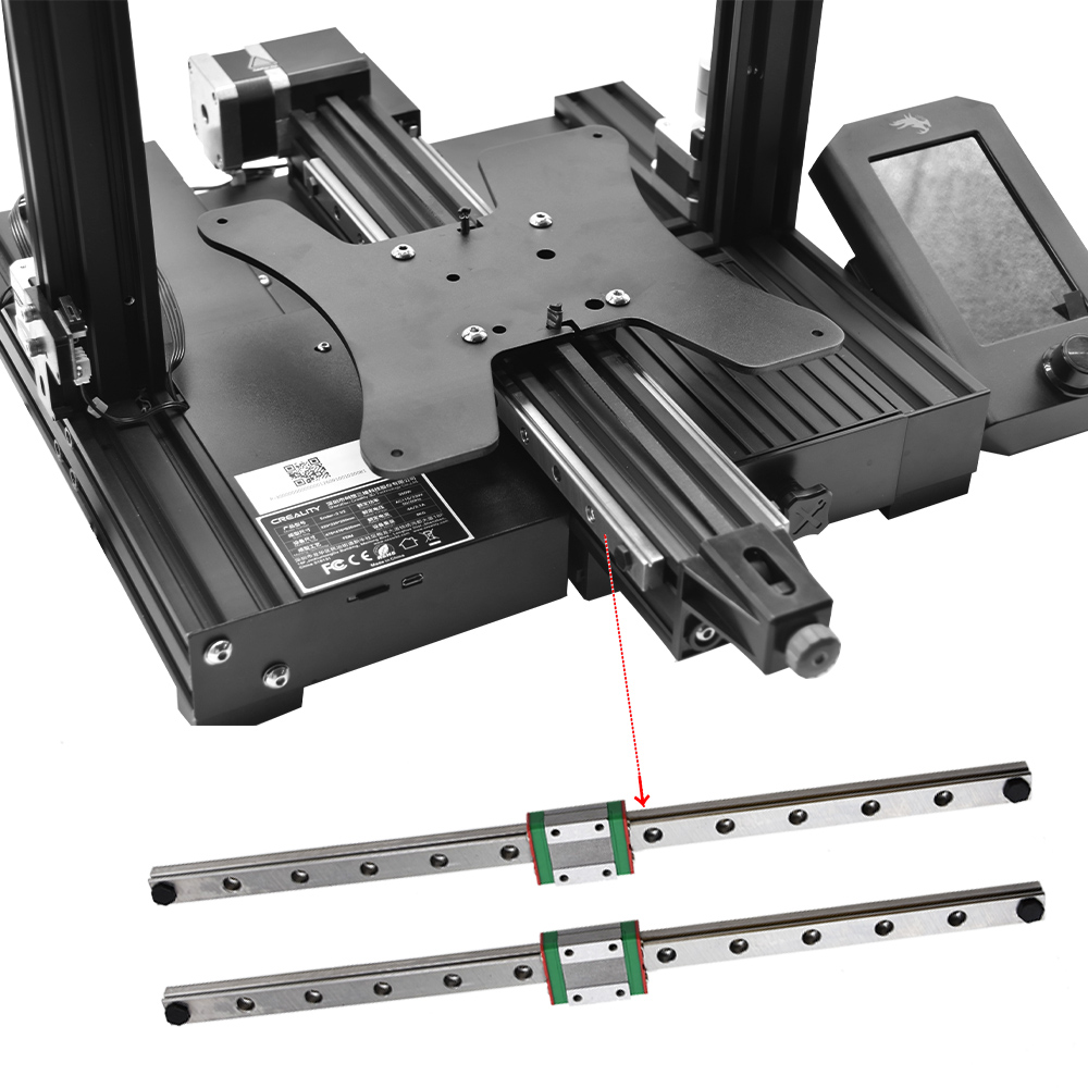 Kit Upgrade Rel Linear Sumbu-Y - Linear Rail Mgn12H Set ulasan dan harga
