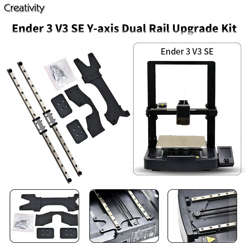 Ender 3 V3 SE KE 3D Printer, k - Linear Rail Mgn12H Set ulasan dan harga