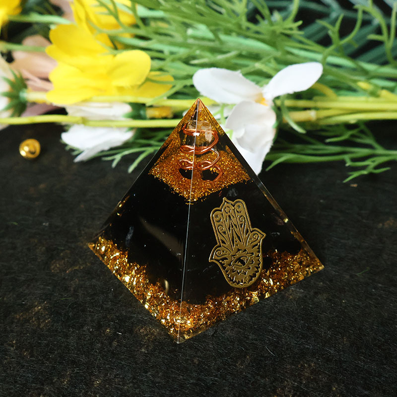 Piramida Resin Kristal Tangan  - Resin ulasan dan harga