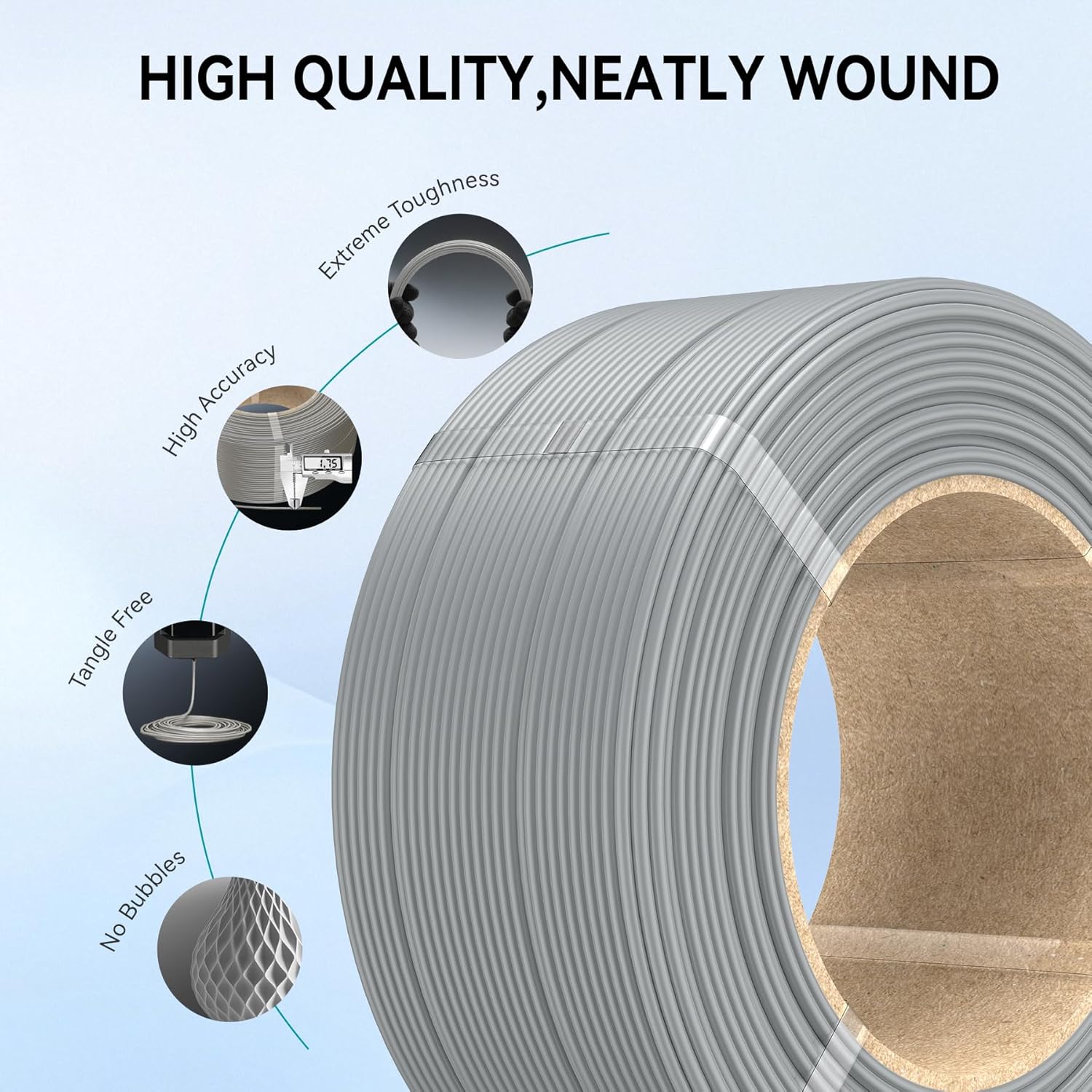 Filamen PETG SUNLU 10KG untuk  - Tpu Filament ulasan dan harga