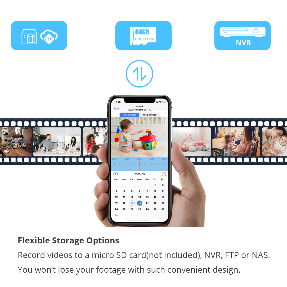 Kamera IP WiFi 4MP Video Keama - Btt Skr Mini ulasan dan harga