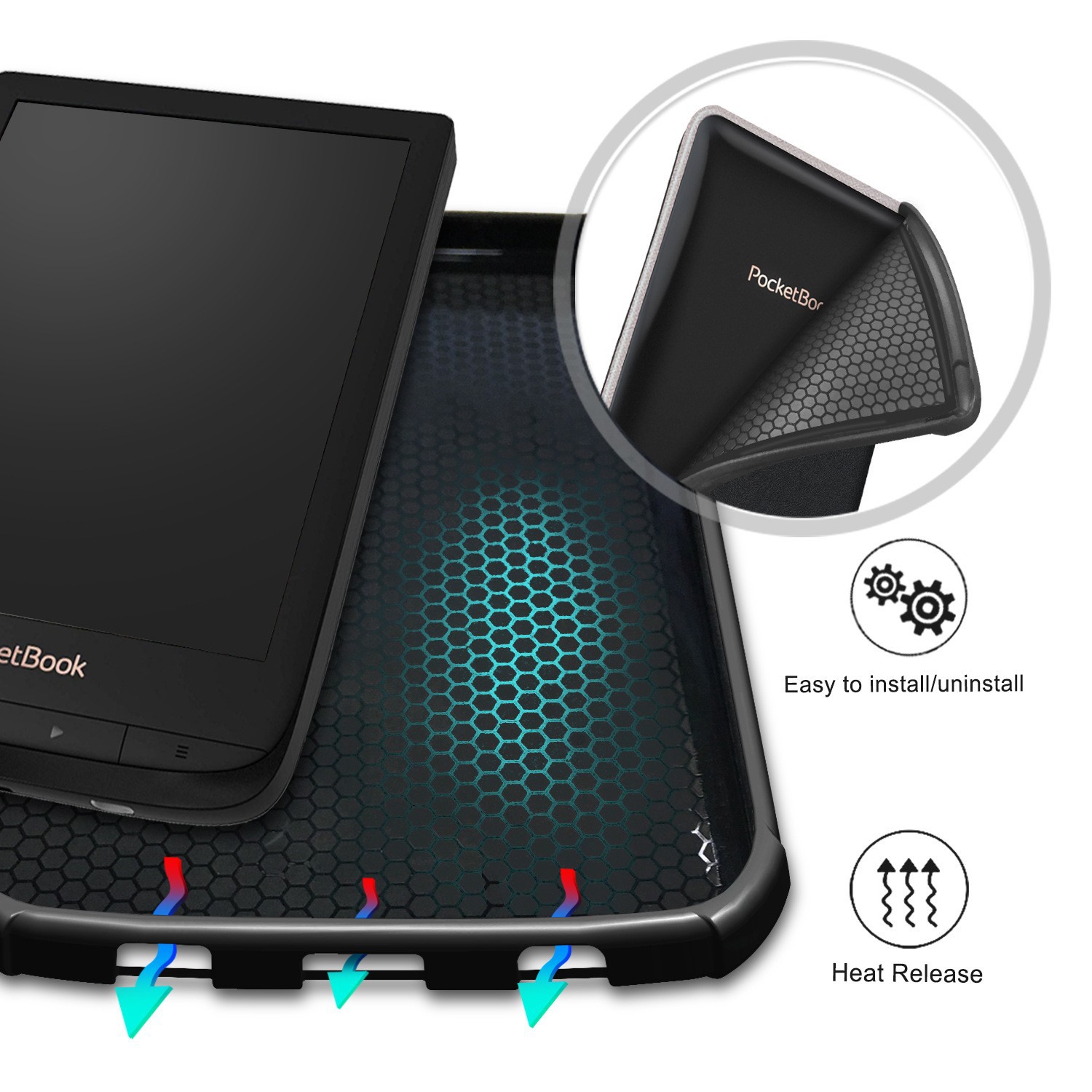 Untuk PocketBook Touch HD 3/Lu - Tpu Filament ulasan dan harga