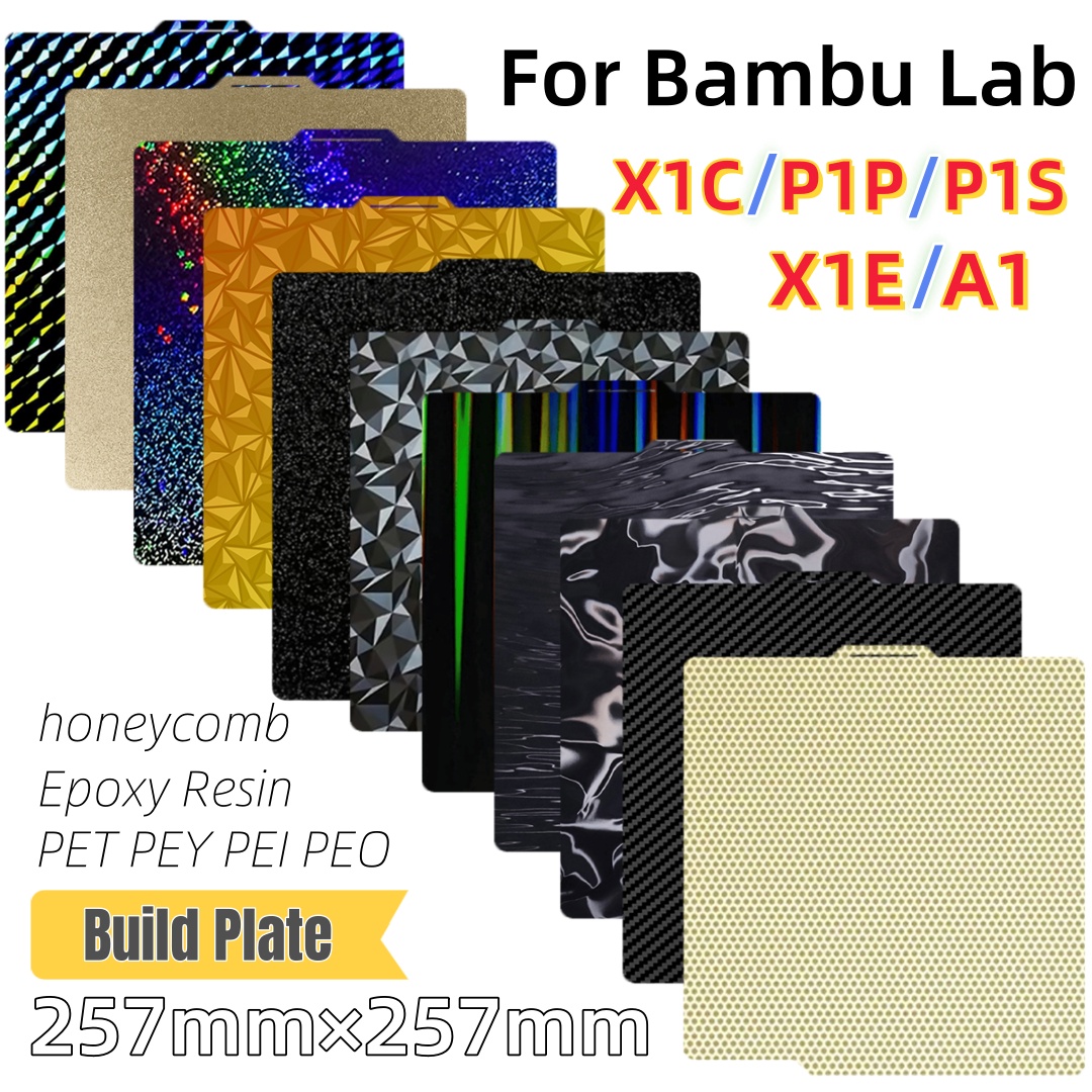 Pelat Pembangun 257x257, Lemba - 3D Printer Stand ulasan dan harga