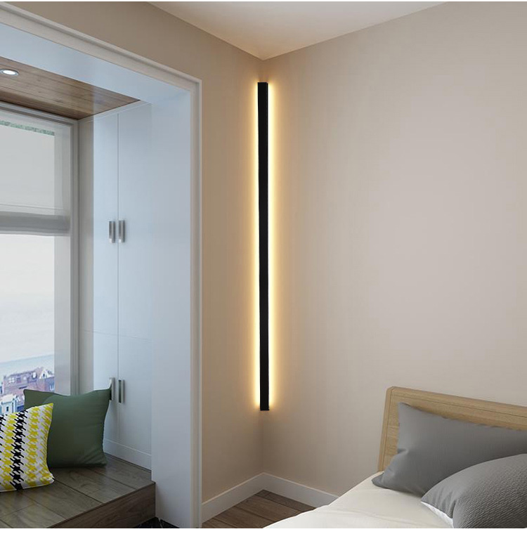 Lampu Dinding Sudut Strip Panj - Glass Bed ulasan dan harga