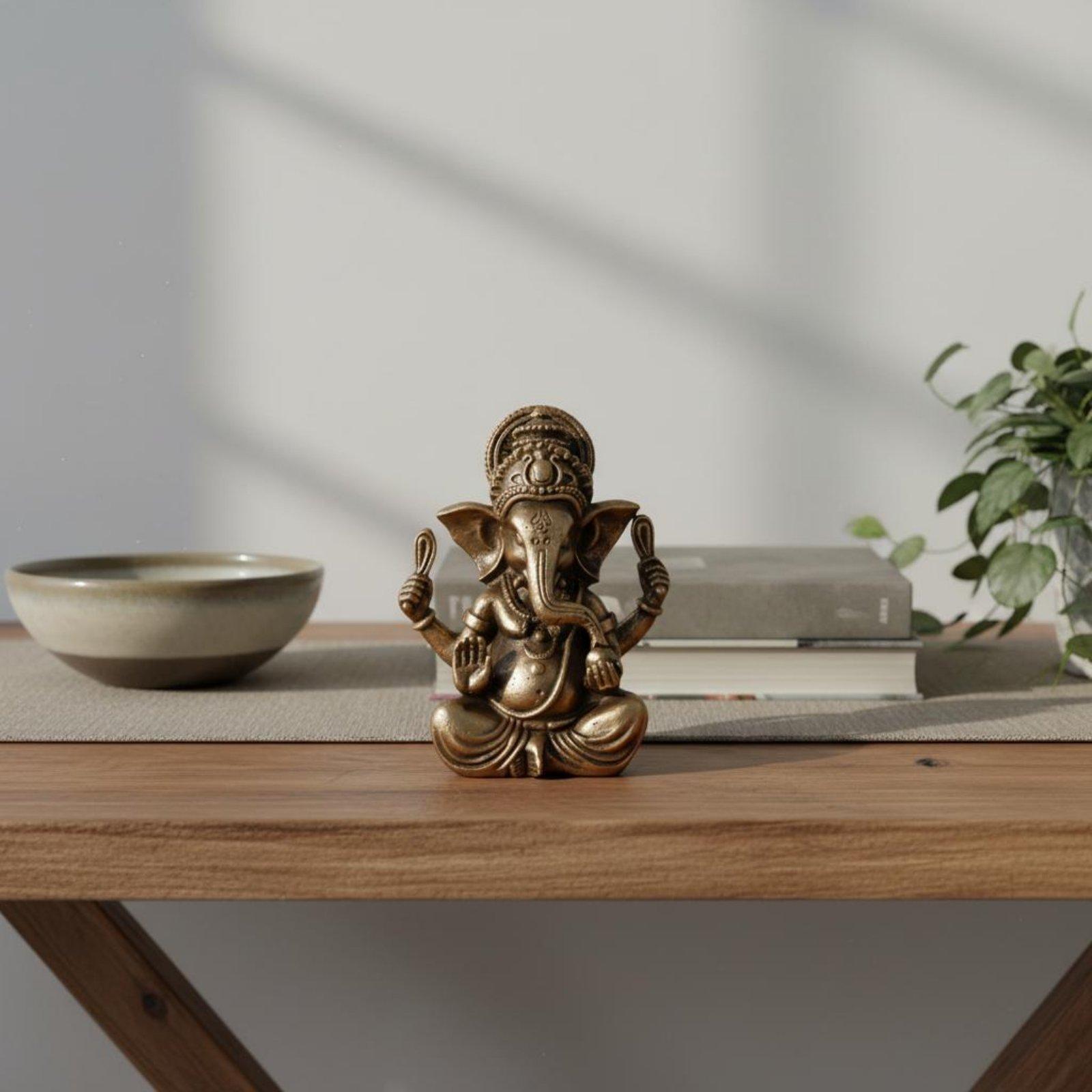 Patung Ganesha dari Kuningan M - Resin ulasan dan harga