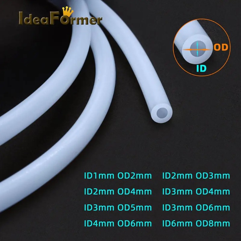 1m tabung Ptfe 1mm 2mm 3mm 4mm - Bowden Tube ulasan dan harga