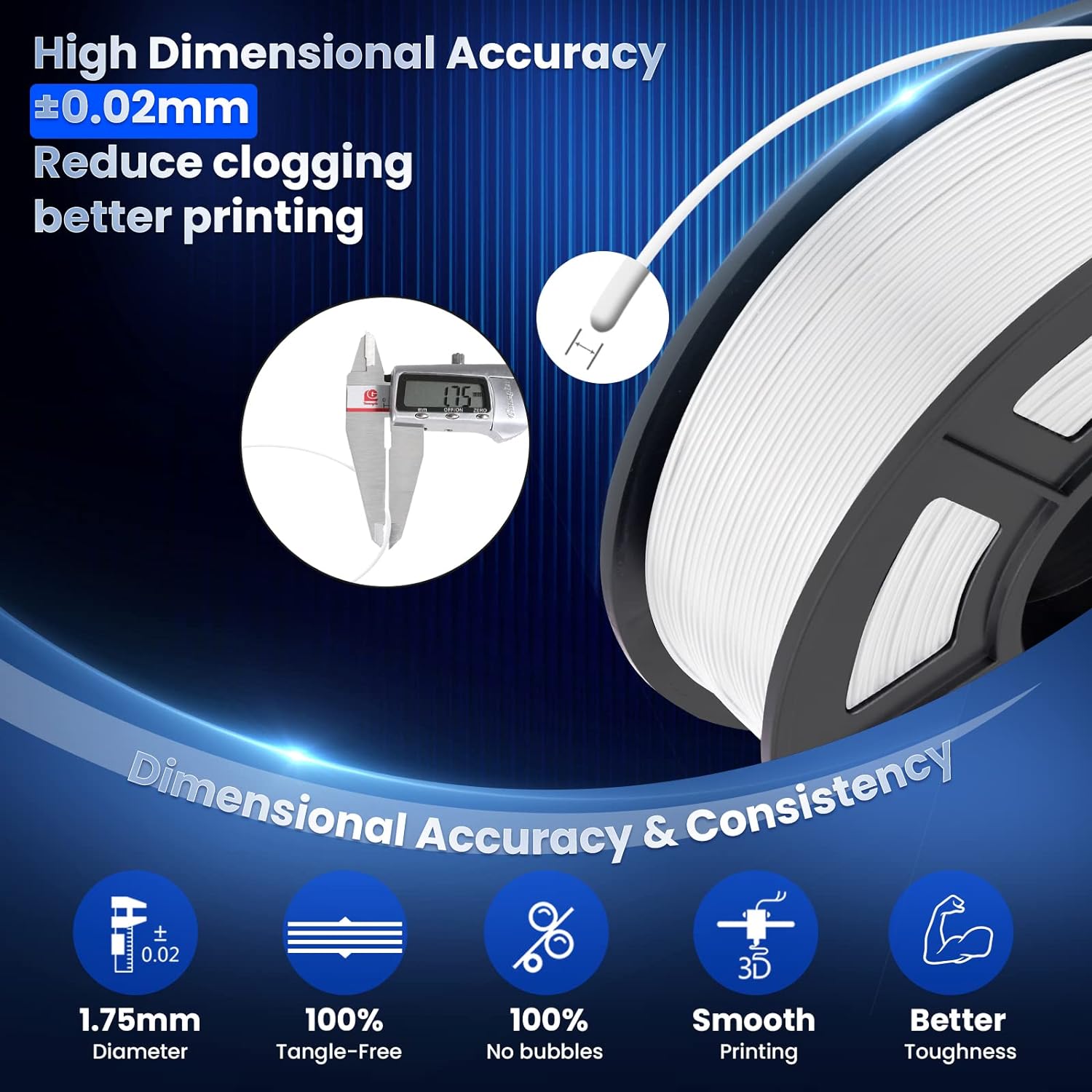 Filamen Printer JAYO 3D PETG/P - Tpu Filament ulasan dan harga