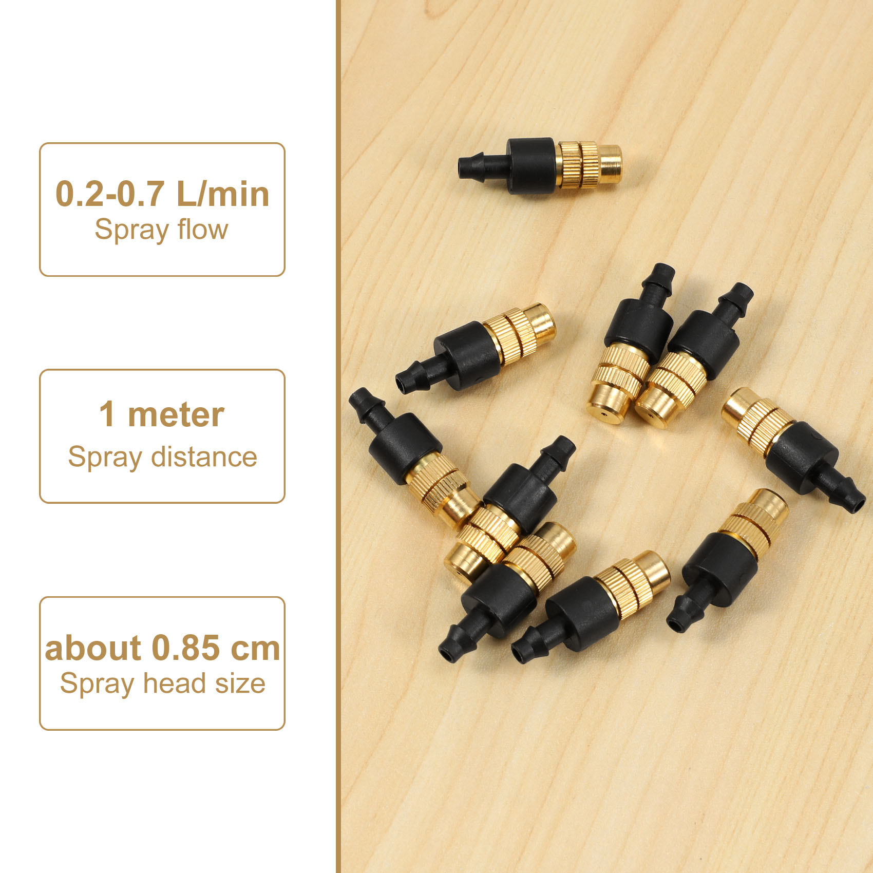 AB11-10, 10 buah, Nozel Penyem - Nozzle Brass ulasan dan harga