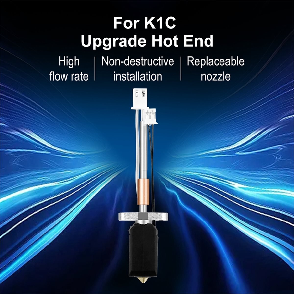 Kit Hotend Upgrade untuk K1C H - Hotend 0.4Mm ulasan dan harga