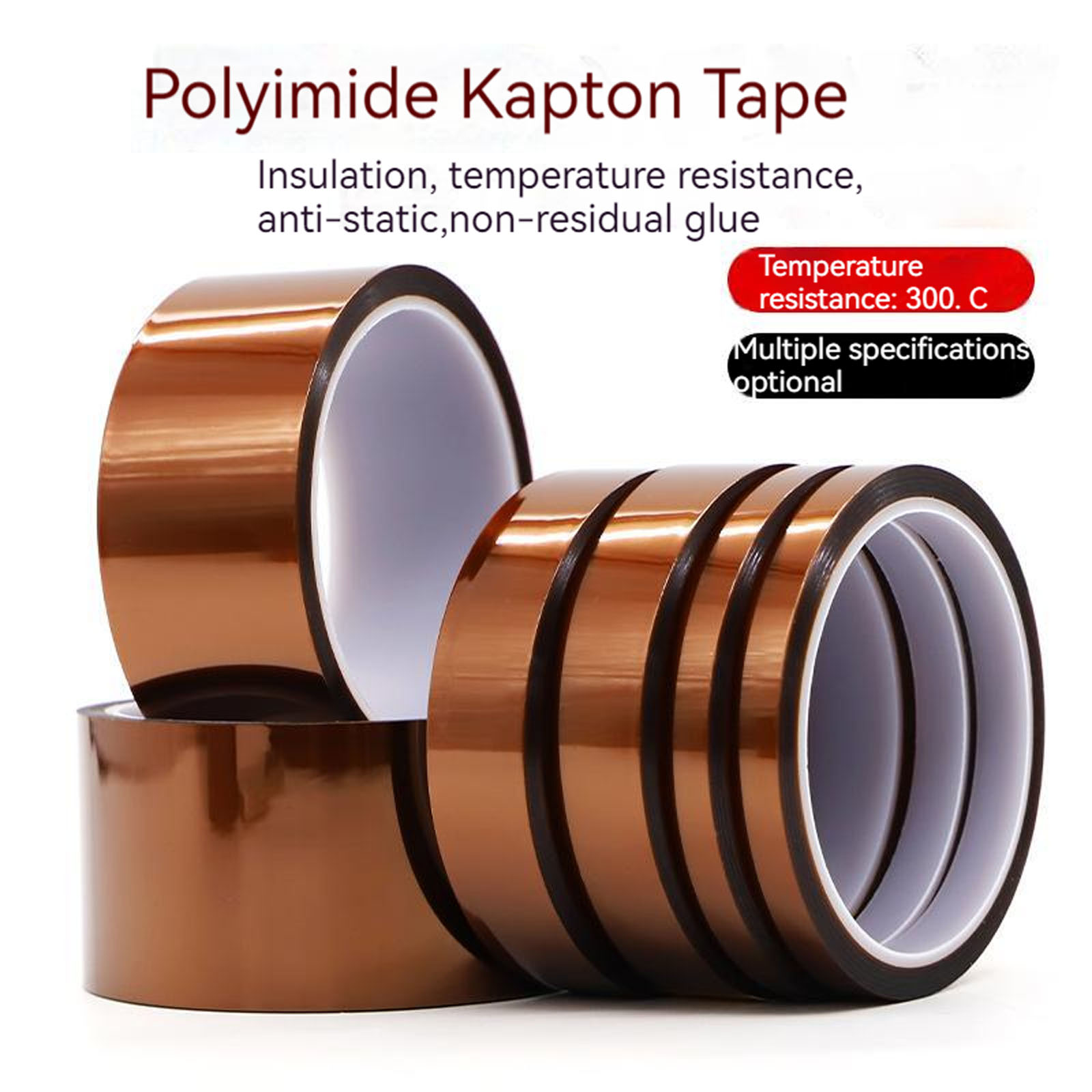 Stok AS 1 Buah Pita Kapton Tah - 3D Printer ulasan dan harga