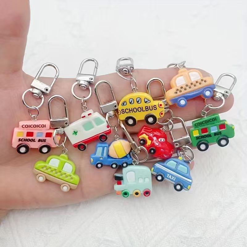 10 buah gantungan kunci mobil  - Resin ulasan dan harga