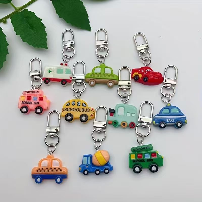 10 buah gantungan kunci mobil  - Resin ulasan dan harga