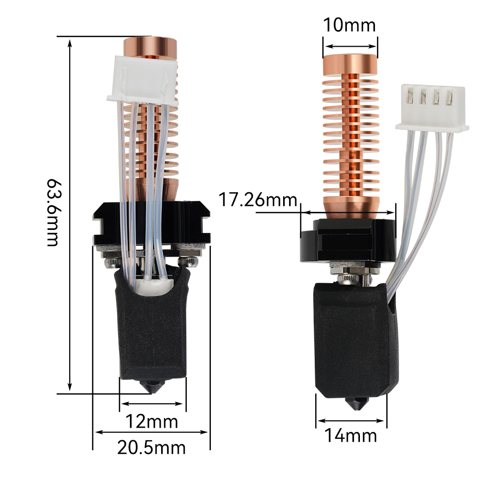 Peningkatan untuk Nosel Flashf - Hotend 0.4Mm ulasan dan harga