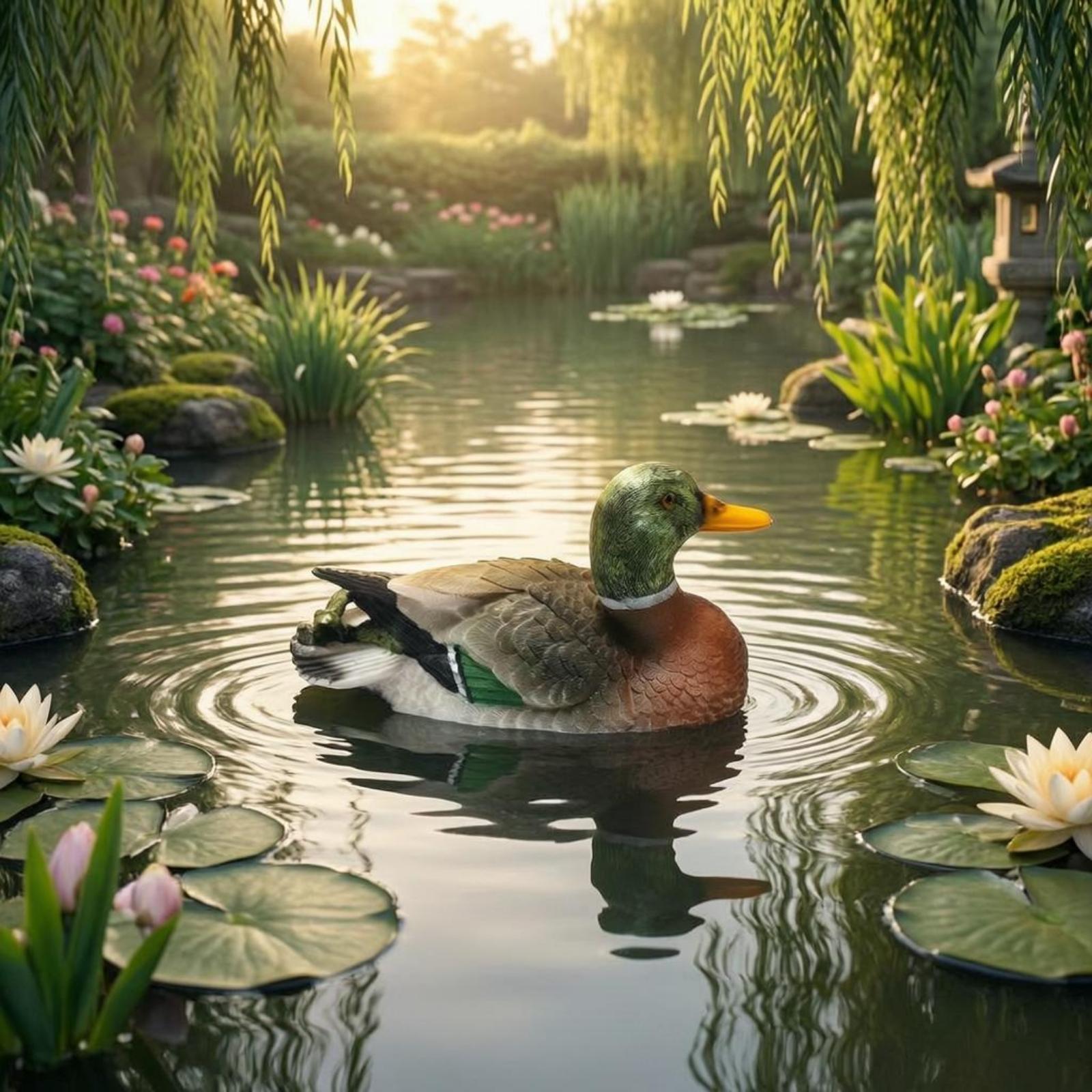 Patung Bebek Resin untuk Dekor - Resin ulasan dan harga