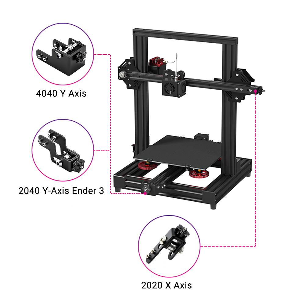 Penarik Sabuk Printer 3D untuk - Linear Rail Mgn12H Set ulasan dan harga